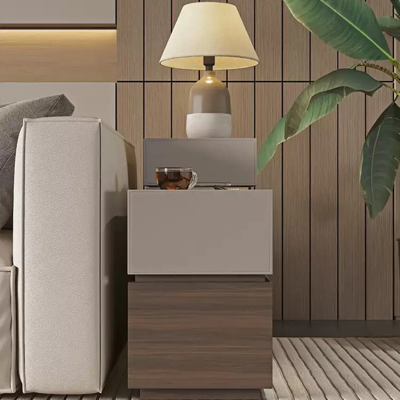 Практичный комод Wand с боковыми выдвижными ящиками KD39491-32
