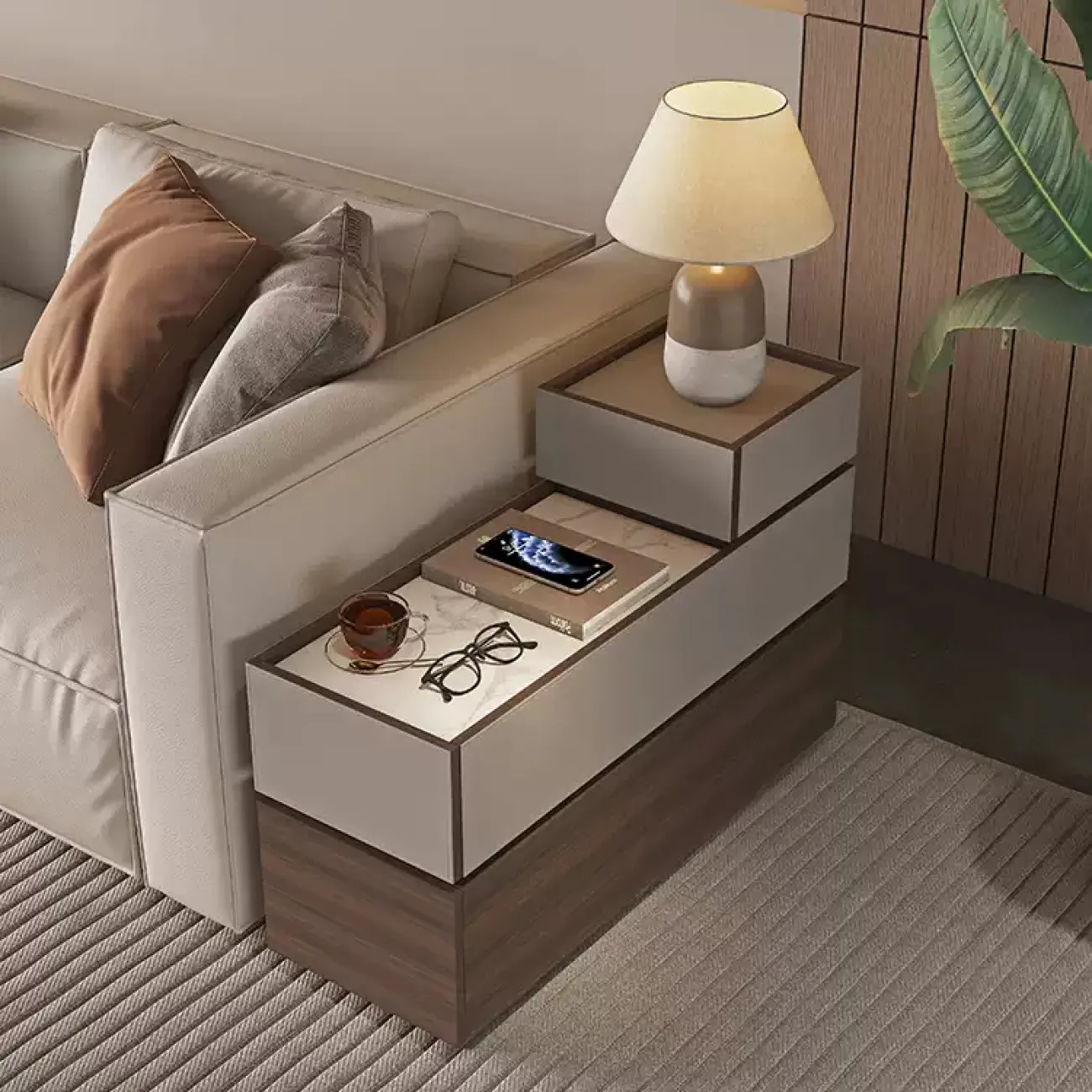 Практичный комод Wand с боковыми выдвижными ящиками KD39491-32