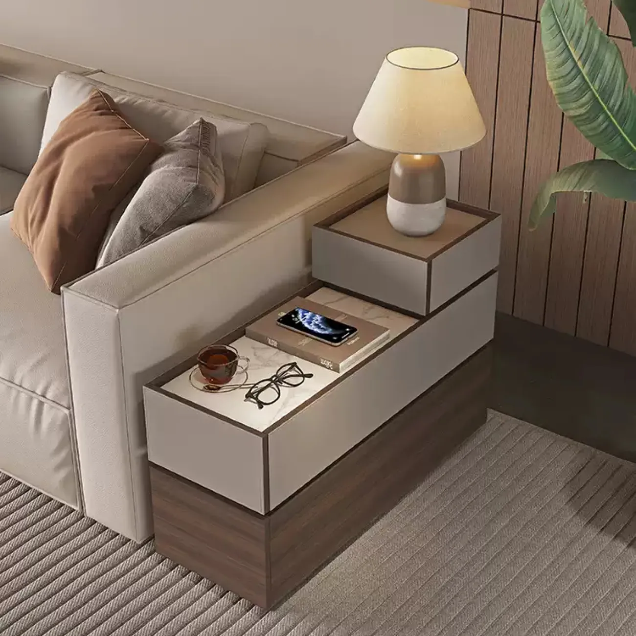 Практичный комод Wand с боковыми выдвижными ящиками KD39491-32 Практичный комод Wand с боковыми выдвижными ящиками KD39491-32