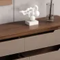 Практичный комод Wand обитый кожей KD39492-32