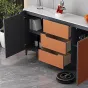 Роскошный комод Wand с кожаной обивкой KD39502-32