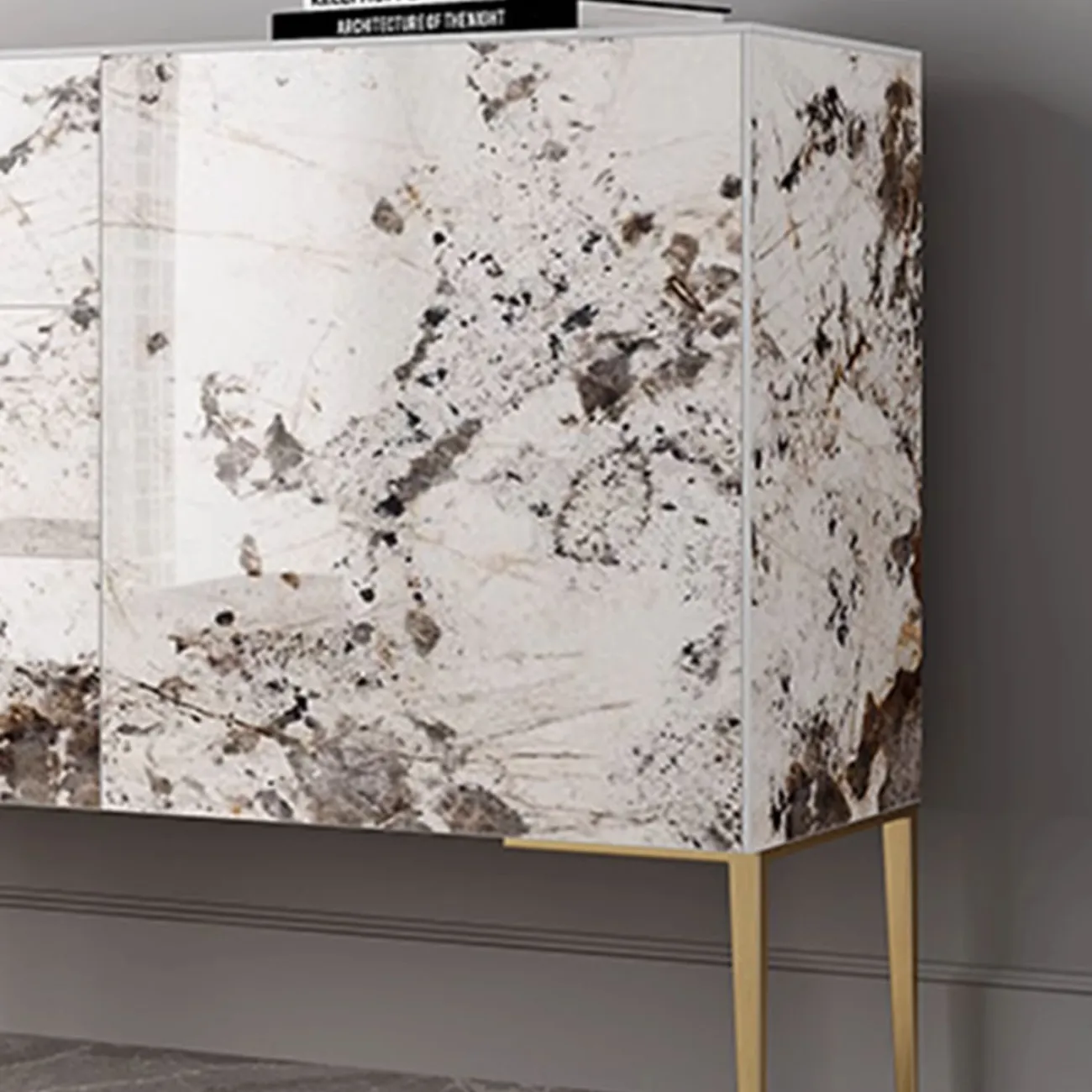 Роскошный комод Wand с отделкой каменной плитой  BF39519-32 