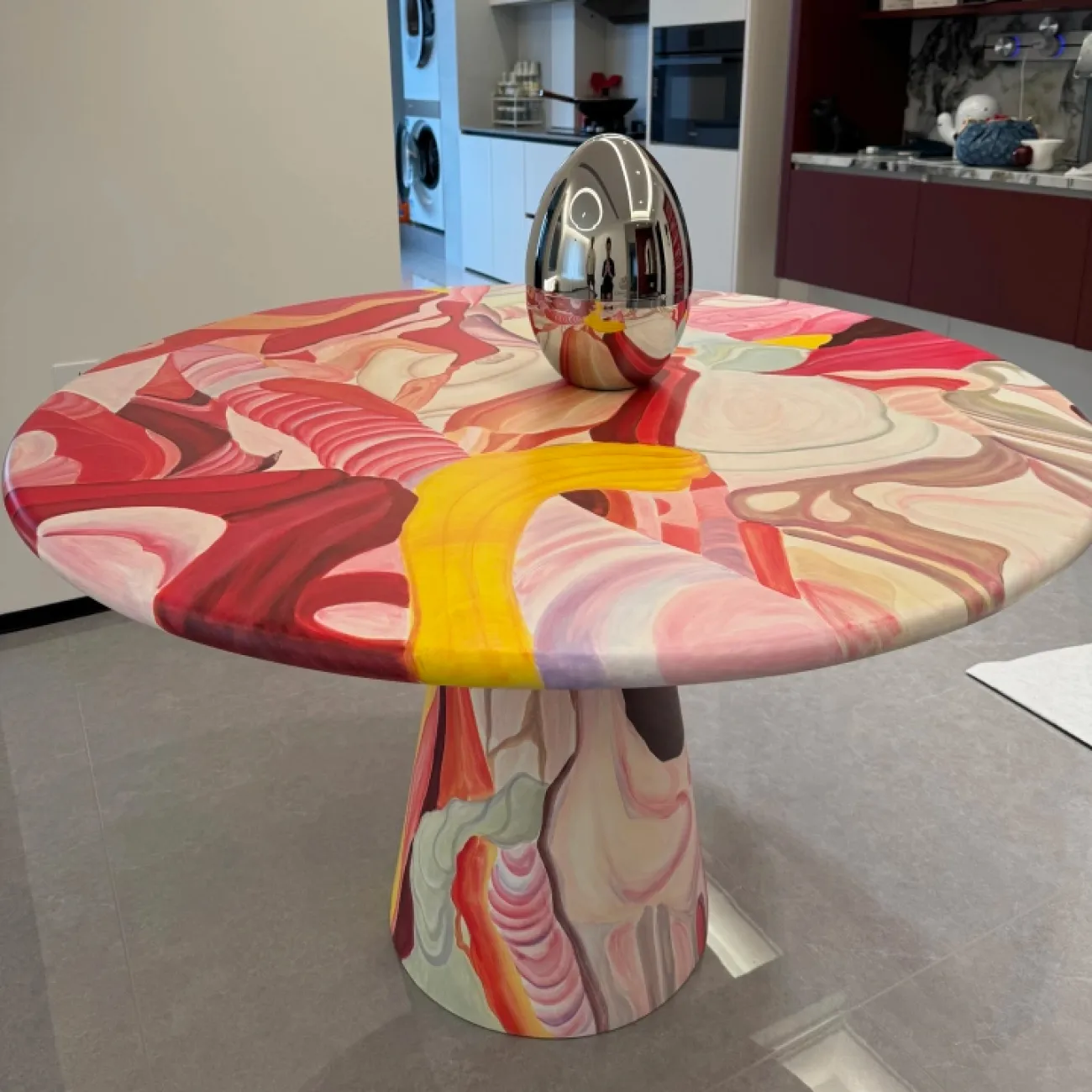 Дизайнерский журнальный столик Wand из стеклопластика JS39526-32