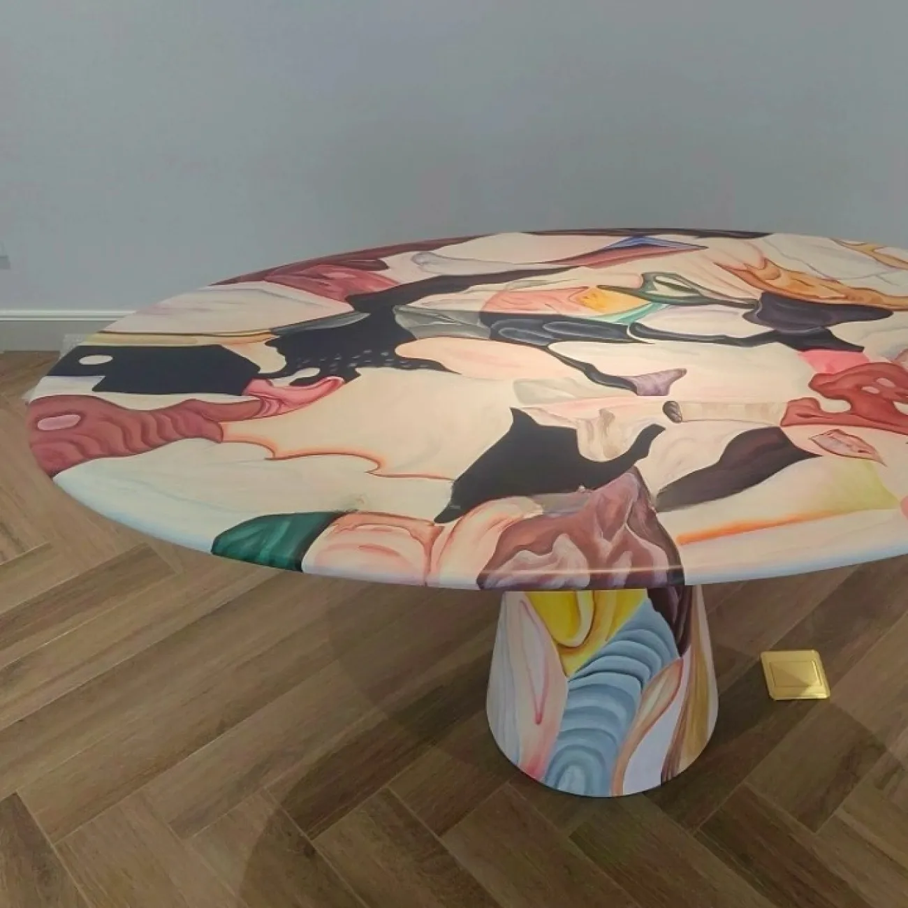 Дизайнерский журнальный столик Wand из стеклопластика JS39526-32