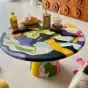 Дизайнерский журнальный столик Wand из стеклопластика JS39526-32