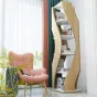 Дизайнерская книжная полка Wand из дерева KP39534-32
