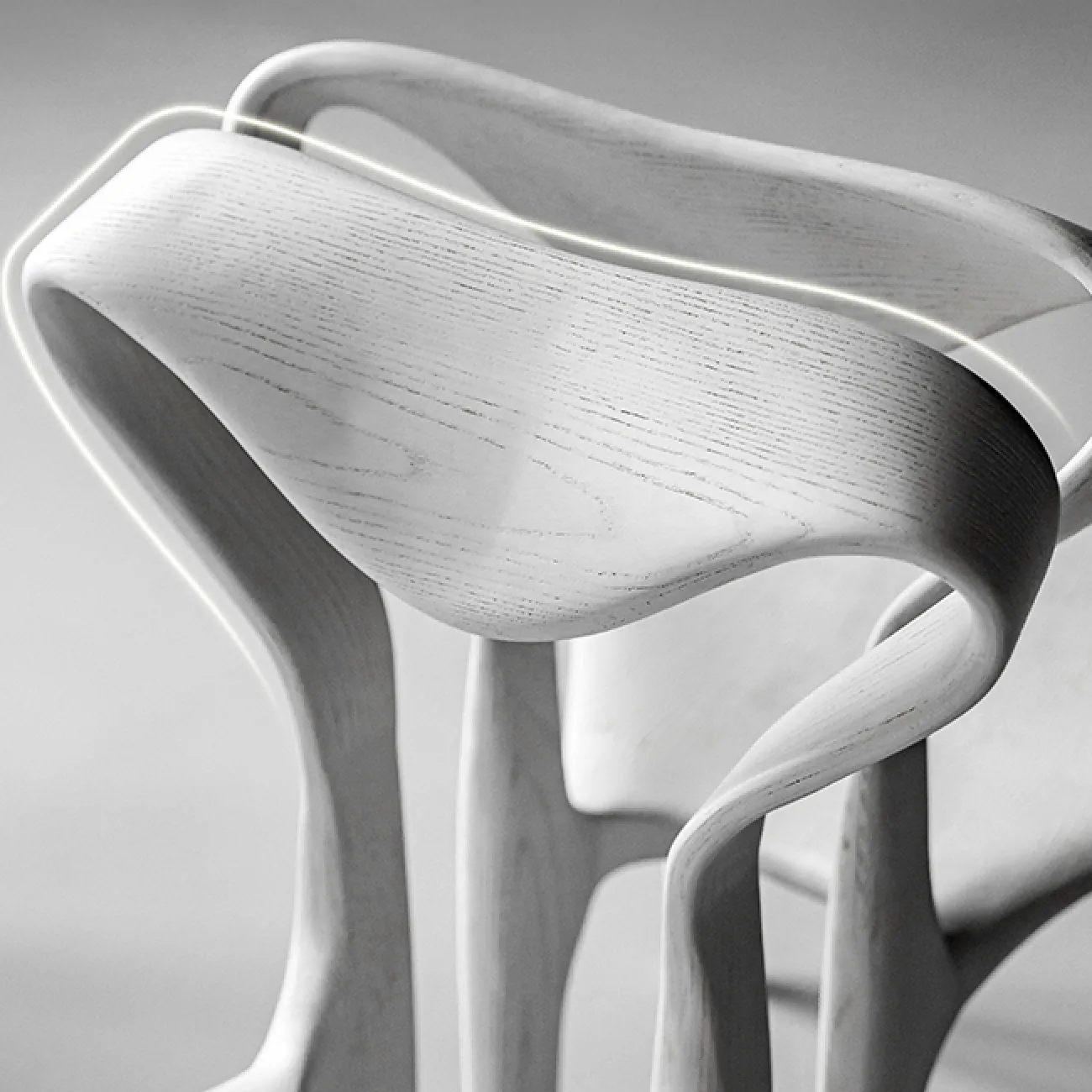 Элегантный обеденный стул Minicum из ясеня ST39538-32