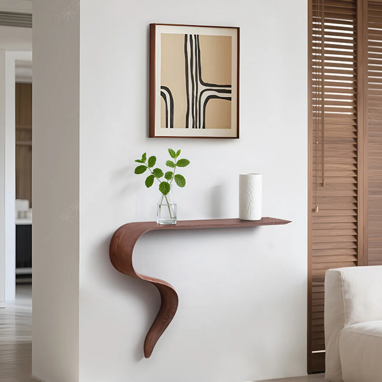 Изящная полка Minicum из ясеня PL39539-32 Изящная полка Minicum из ясеня PL39539-32