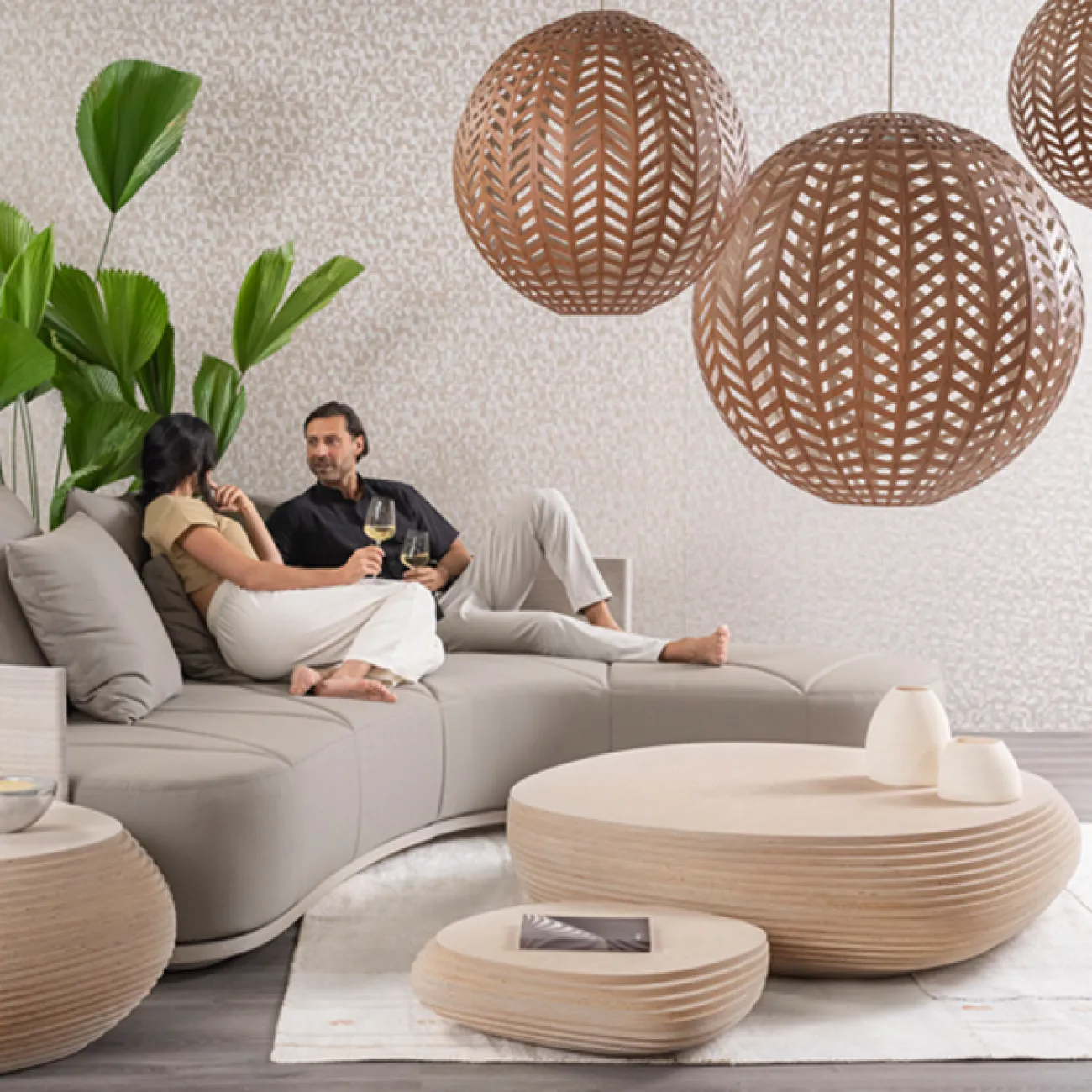 Оригинальный журнальный столик Minicum из дерева JS39542-32