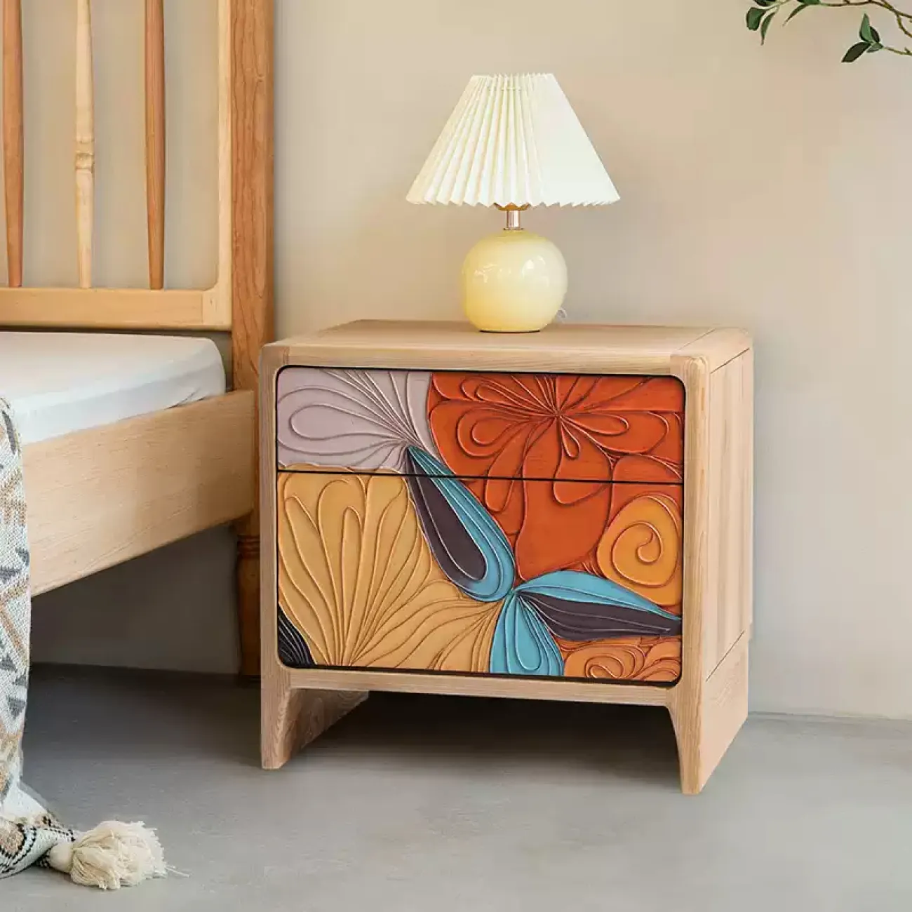 Оригинальная прикроватная тумба Minicum из ясеня PT39549-32