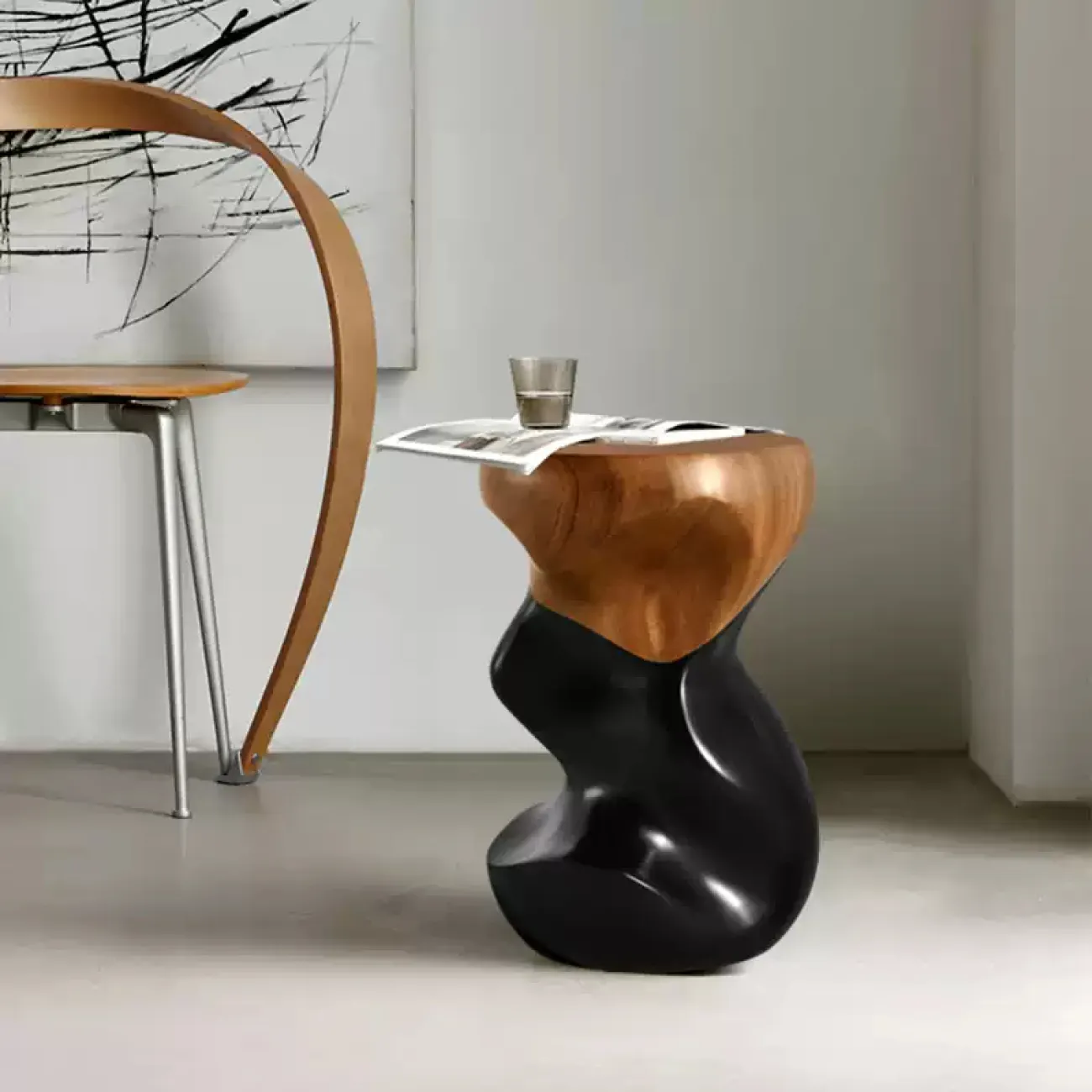 Оригинальный журнальный столик Minicum из дерева JS39550-32