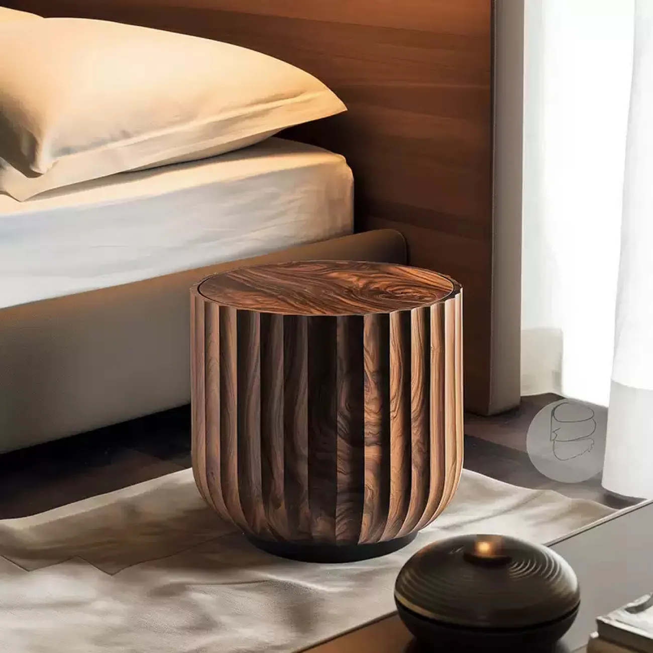 Оригинальный журнальный столик Minicum из дерева JS39553-32