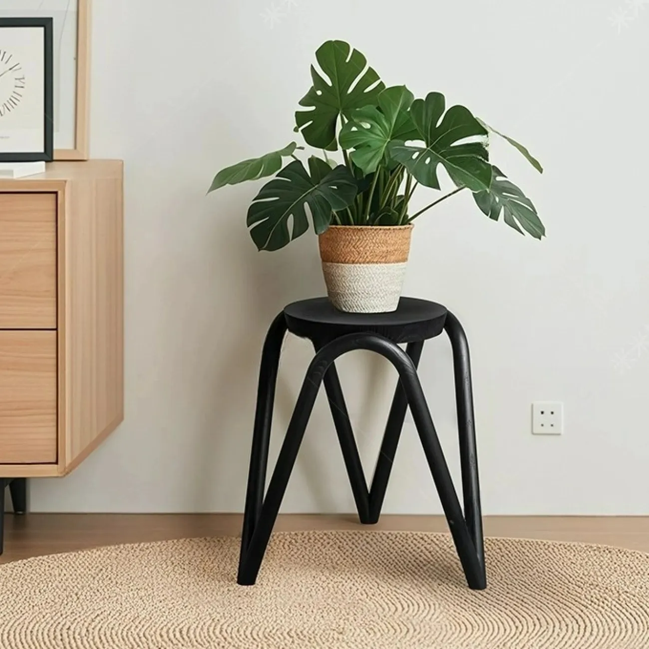 Элегантный табурет Minicum из дерева ясеня TB39554-32