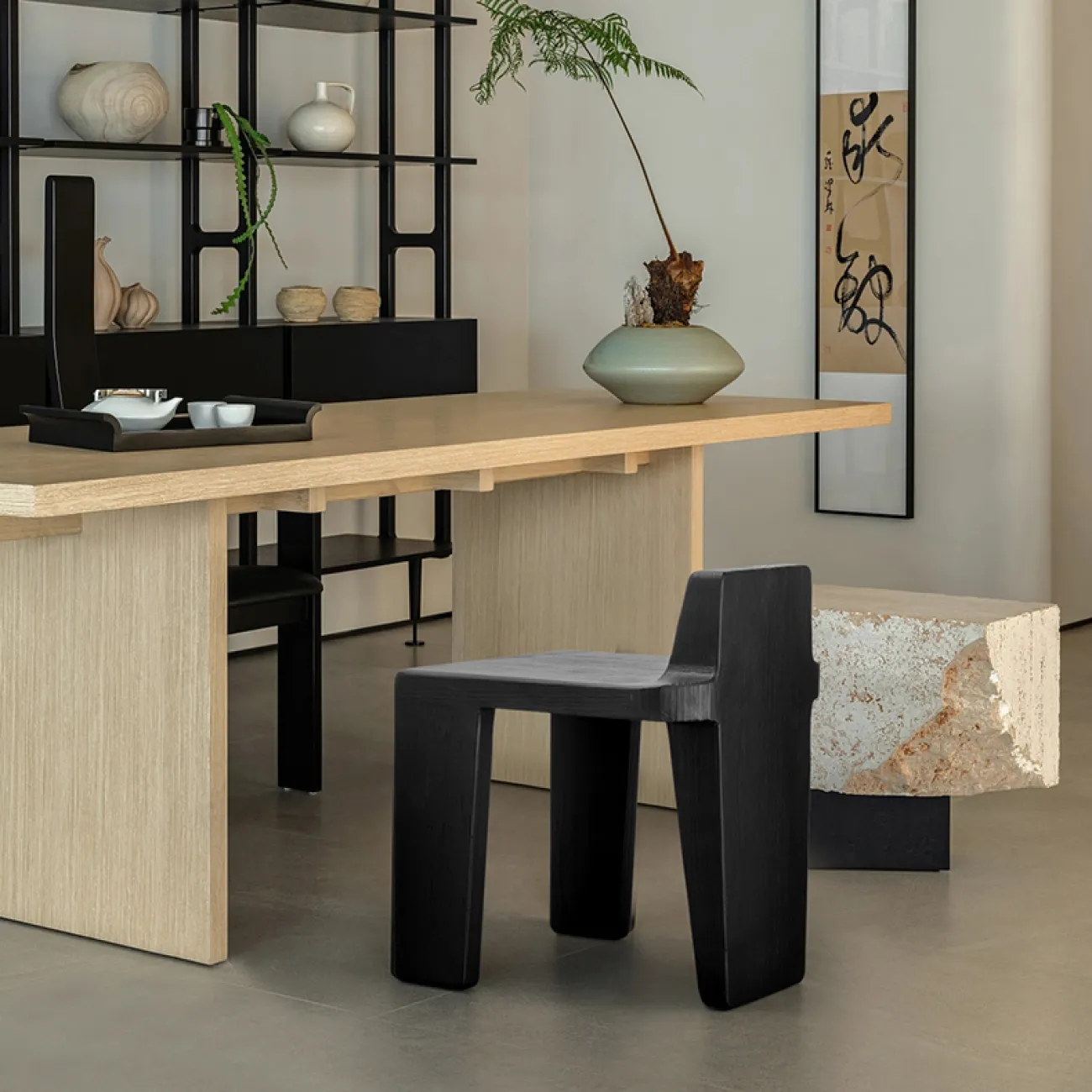 Дизайнерский стул Minicum из тополя ST39555-32