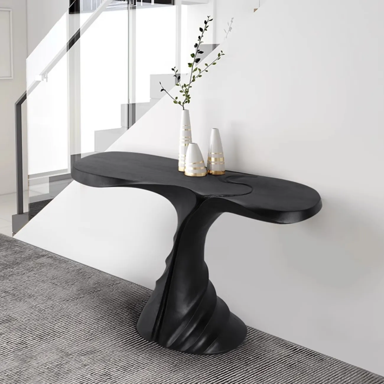 Изящный приставной столик Minicum ручной работы из дерева PS39562-32