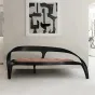 Элегантный диван-скамья Minicum из ясеня и кожи DV39566-32