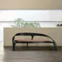 Элегантный диван-скамья Minicum из ясеня и кожи DV39566-32