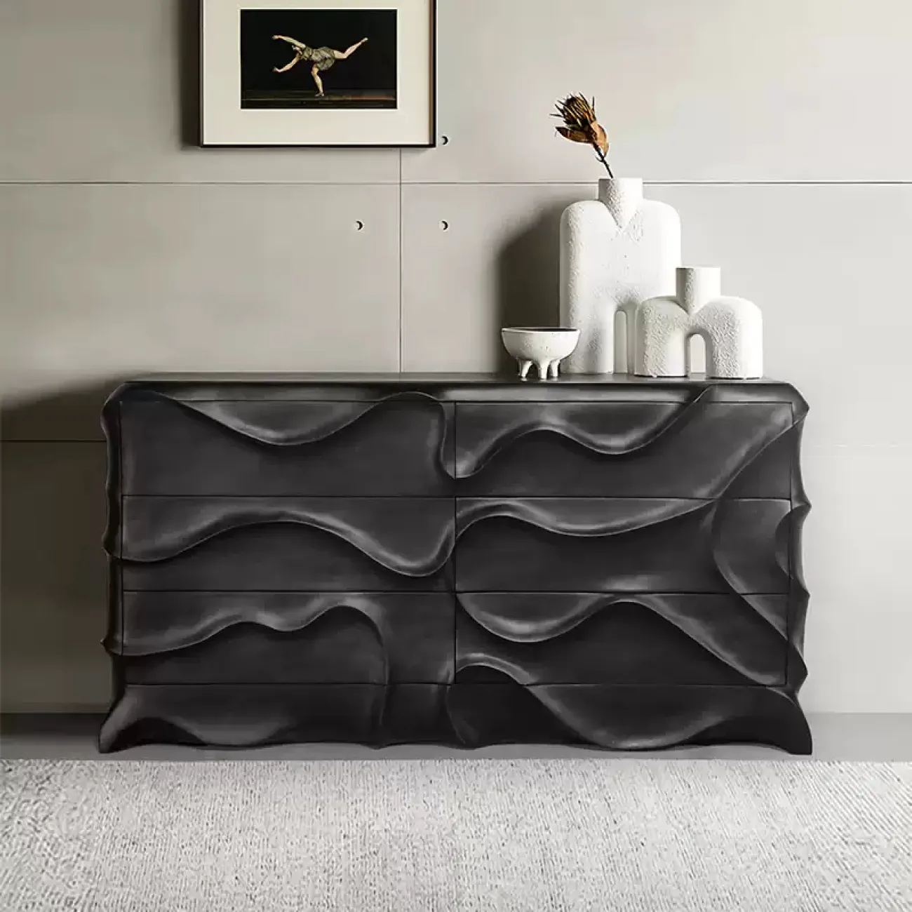 Роскошный комод Minicum ручной работы из сосны KD39576-32