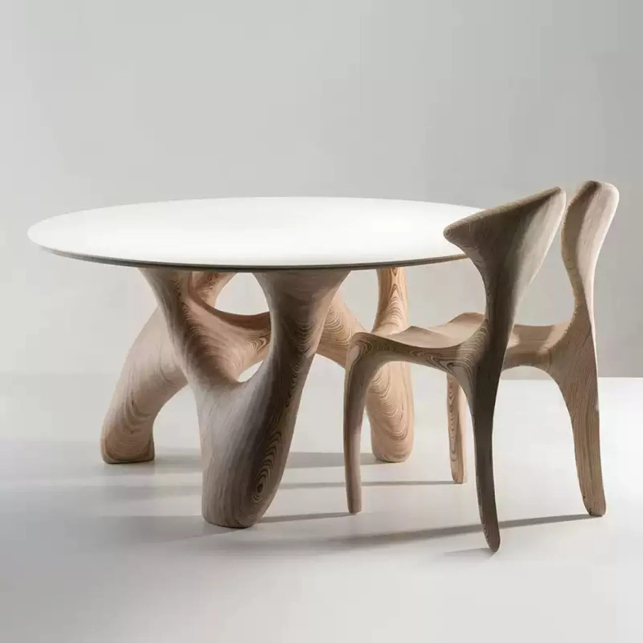 Роскошный обеденный стол Minicum ручной работы из дерева OS39577-32