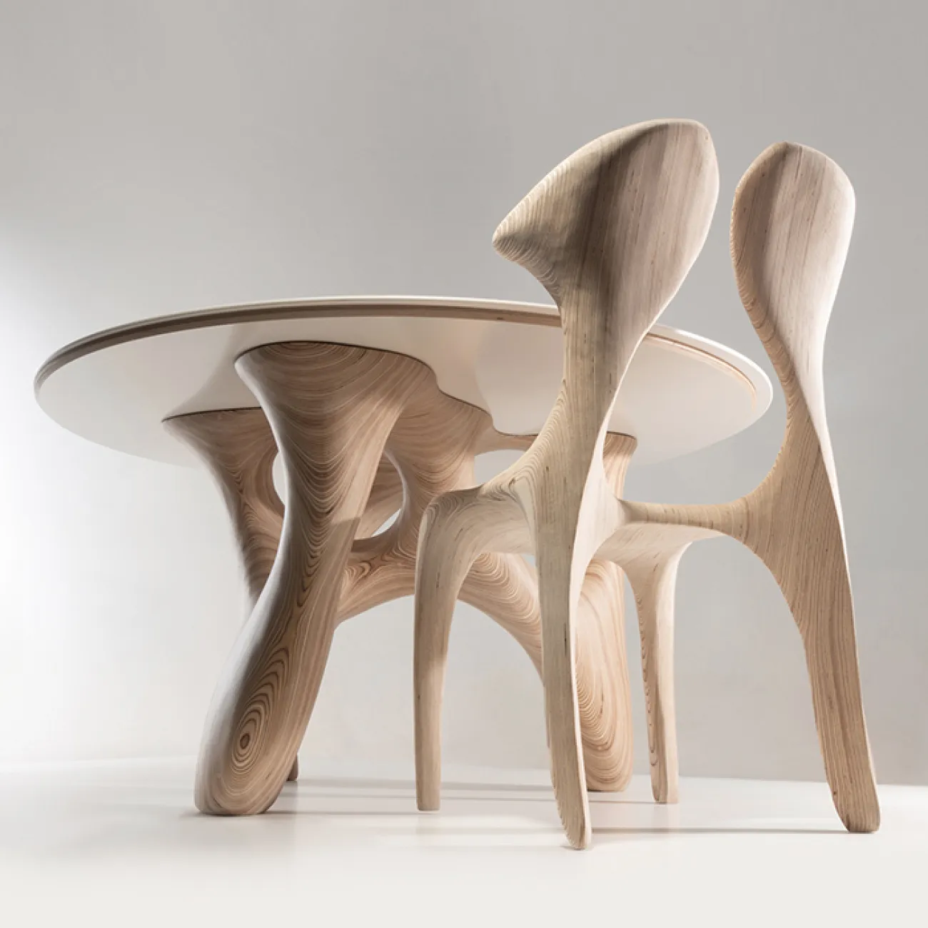 Роскошный обеденный стол Minicum ручной работы из дерева OS39577-32