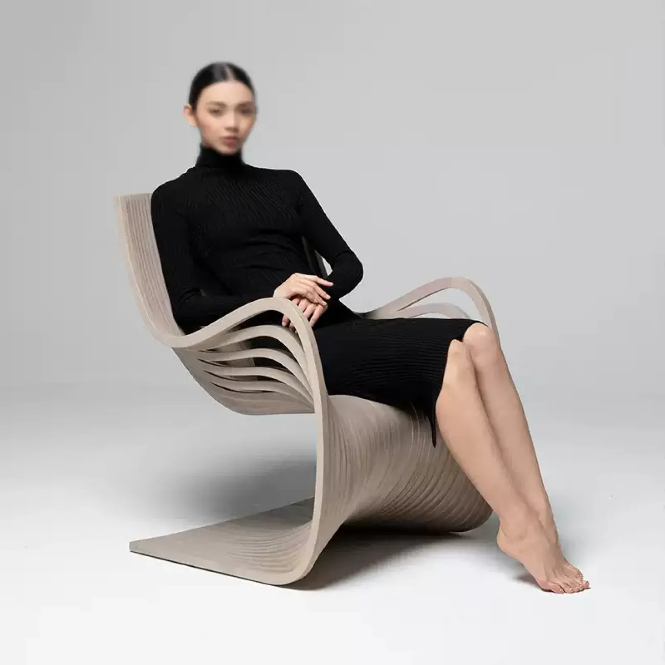 Дизайнерское кресло Minicum из берёзы KR39581-32 Дизайнерское кресло Minicum из берёзы KR39581-32