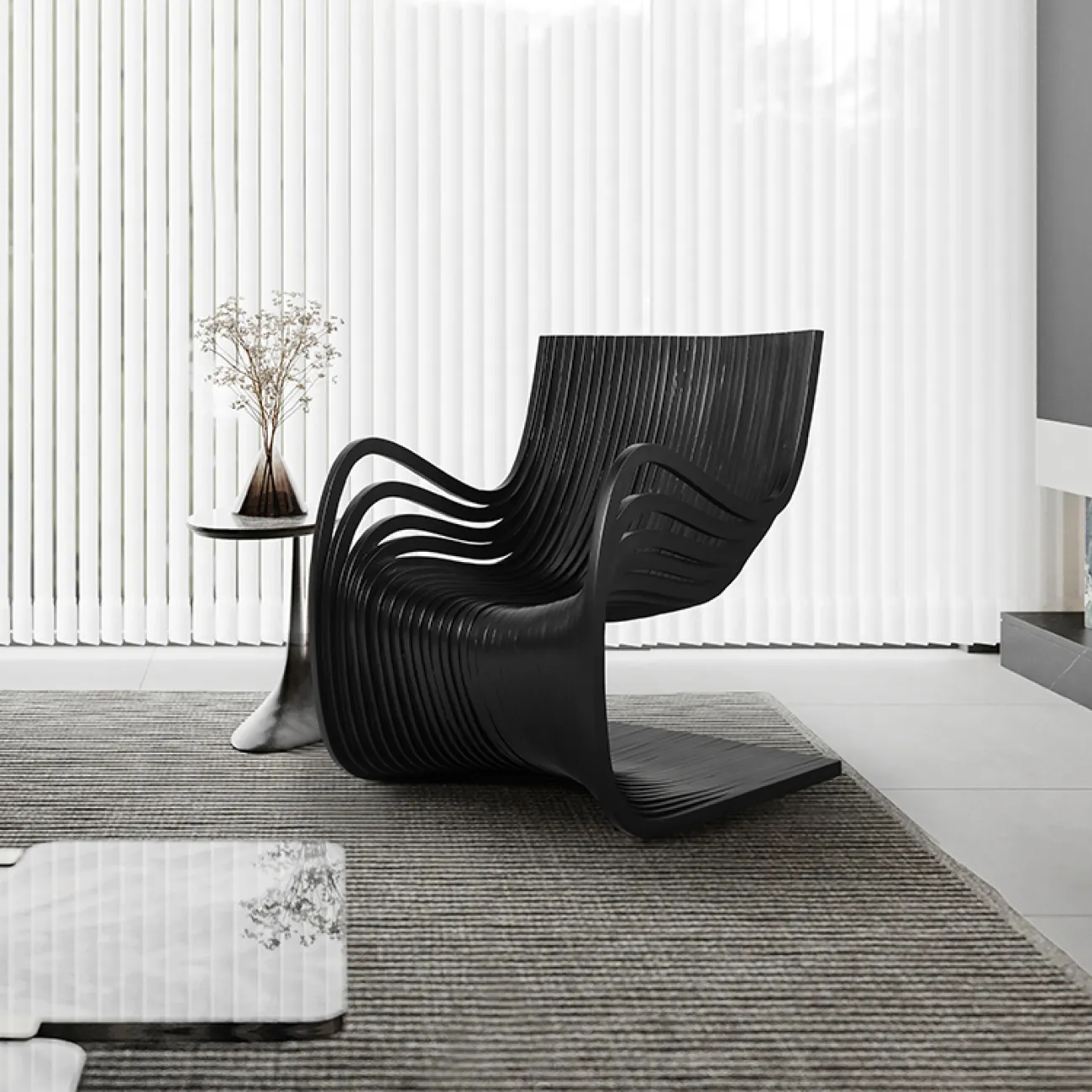 Дизайнерское кресло Minicum из берёзы KR39581-32 Дизайнерское кресло Minicum из берёзы KR39581-32