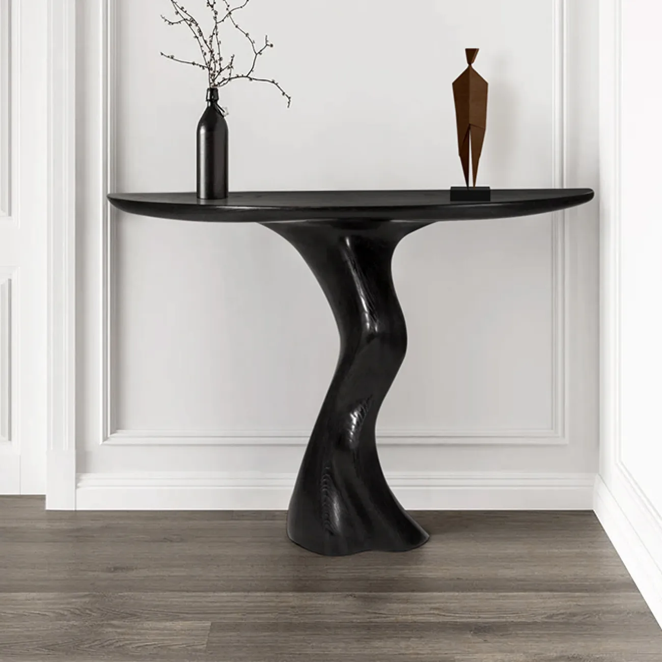 Изящный приставной столик Minicum ручной работы из дерева PS39584-32