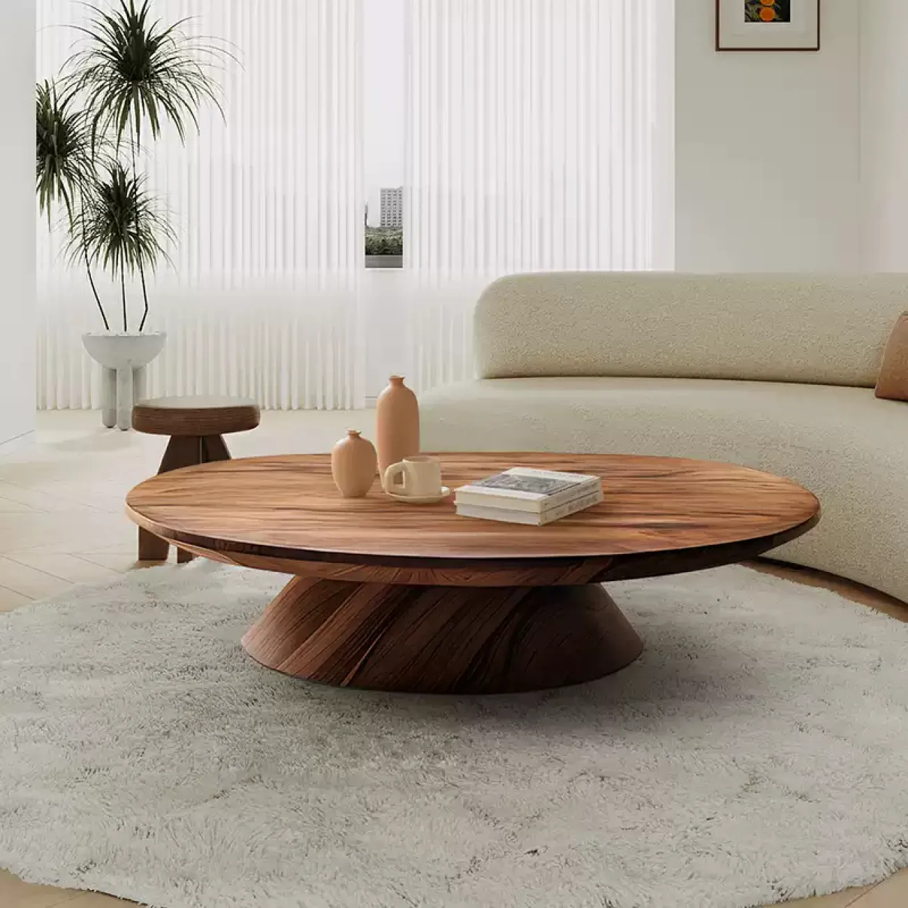 Лаконичный журнальный столик Minicum из дерева JS39588-32 Лаконичный журнальный столик Minicum из дерева JS39588-32