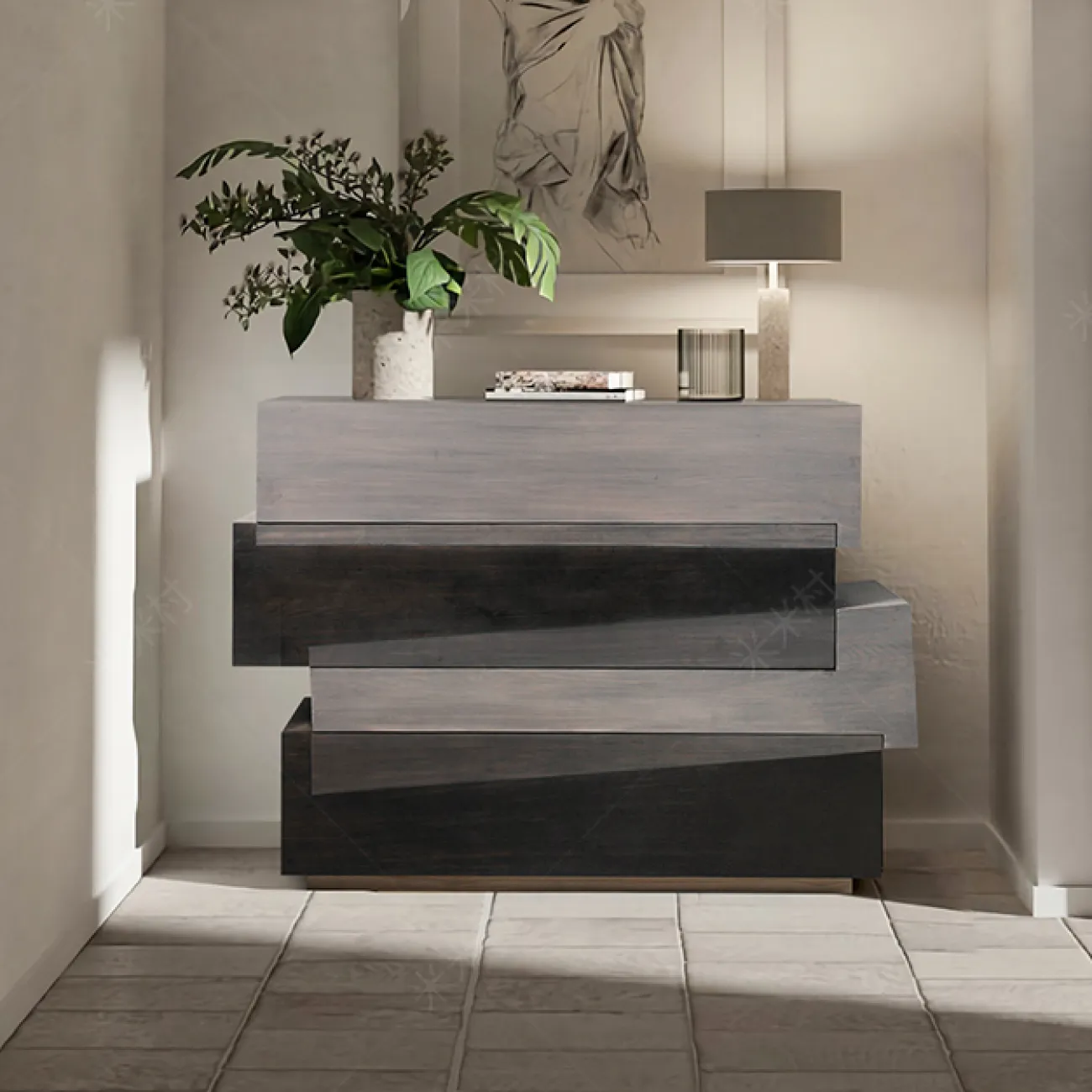 Оригинальный комод Minicum ручной работы из сосны KD39590-32