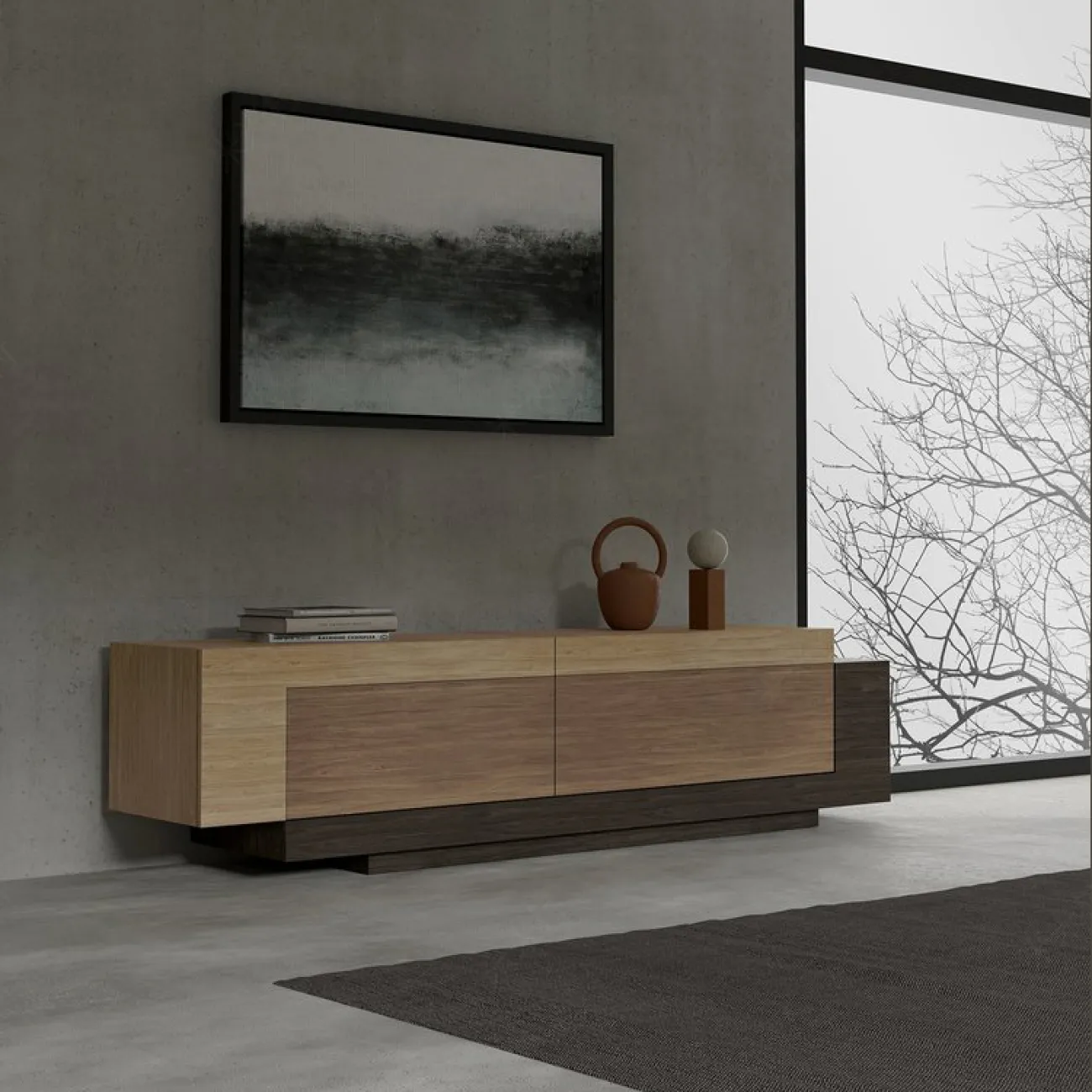 Оригинальная тумба под телевизор Minicum из дерева TB39592-32