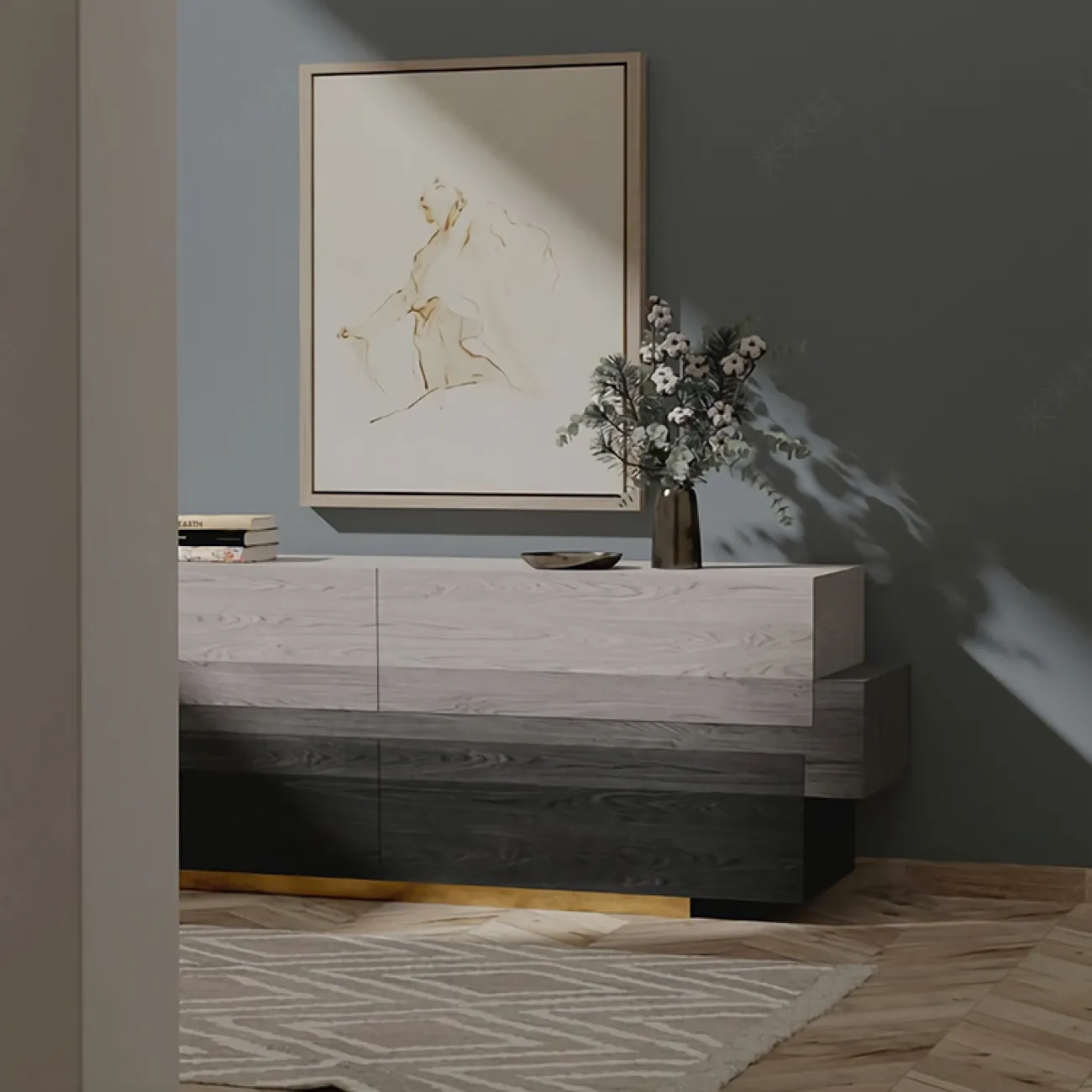 Оригинальный комод Minicum ручной работы из сосны KD39593-32