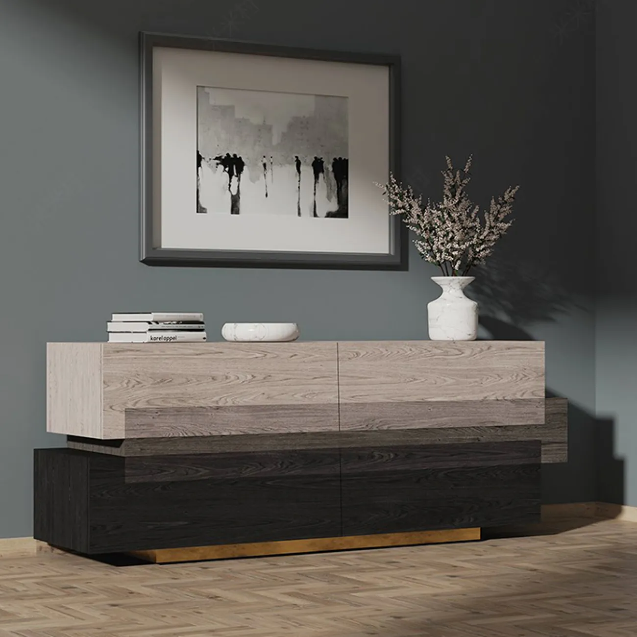 Оригинальный комод Minicum ручной работы из сосны KD39593-32