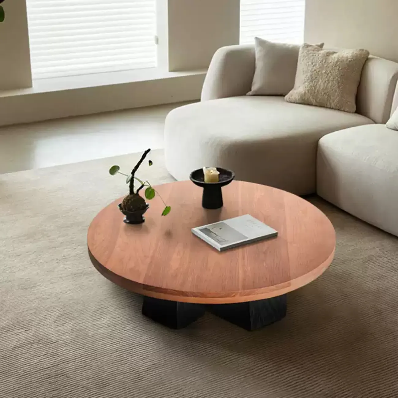 Роскошный журнальный столик Minicum из дерева ручной работы JS39597-32