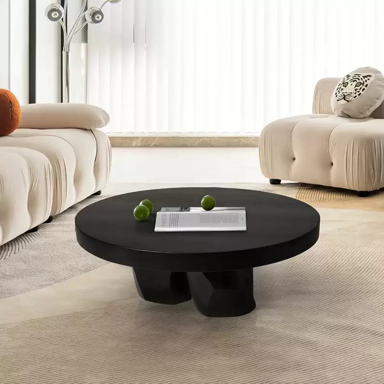 Роскошный журнальный столик Minicum из дерева ручной работы JS39598-32 Роскошный журнальный столик Minicum из дерева ручной работы JS39598-32