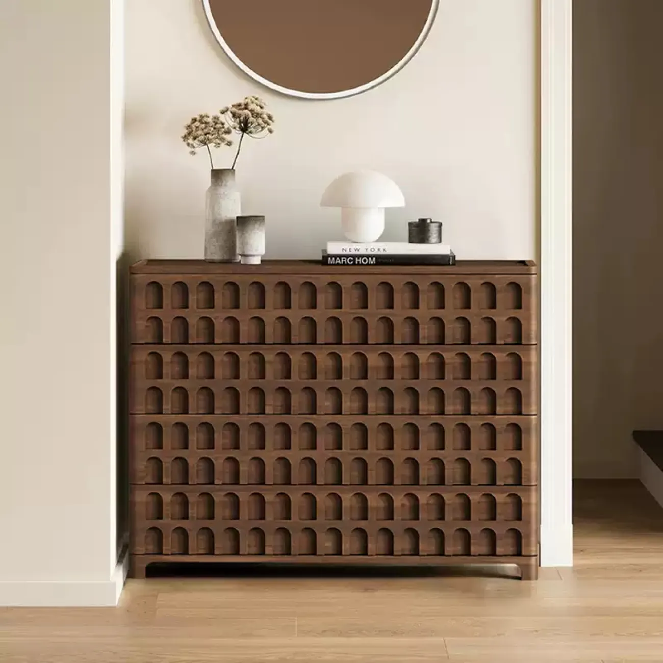 Роскошный резной комод Minicum ручной работы из дерева KD39601-32