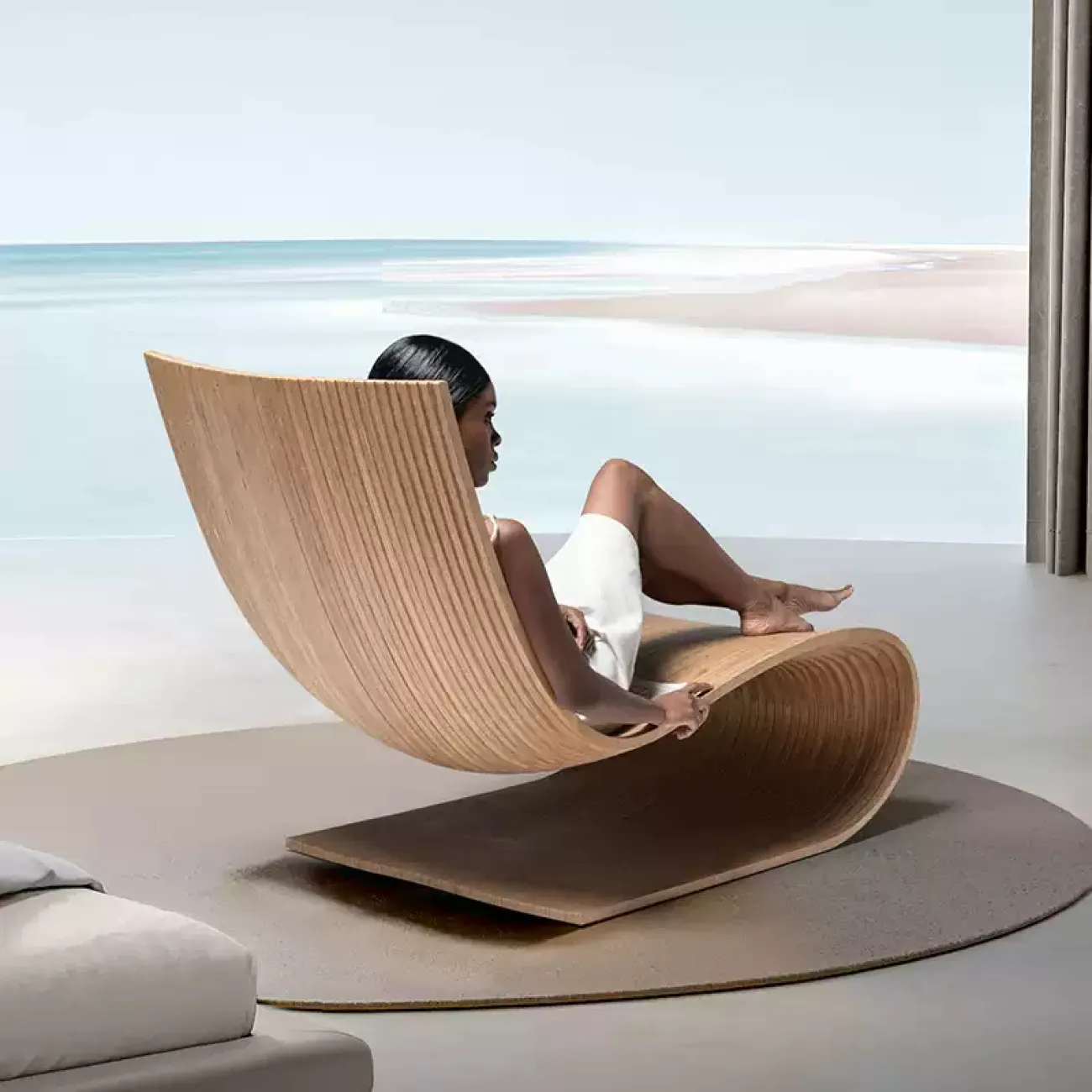 Дизайнерское кресло Minicum из берёзы KR39609-32