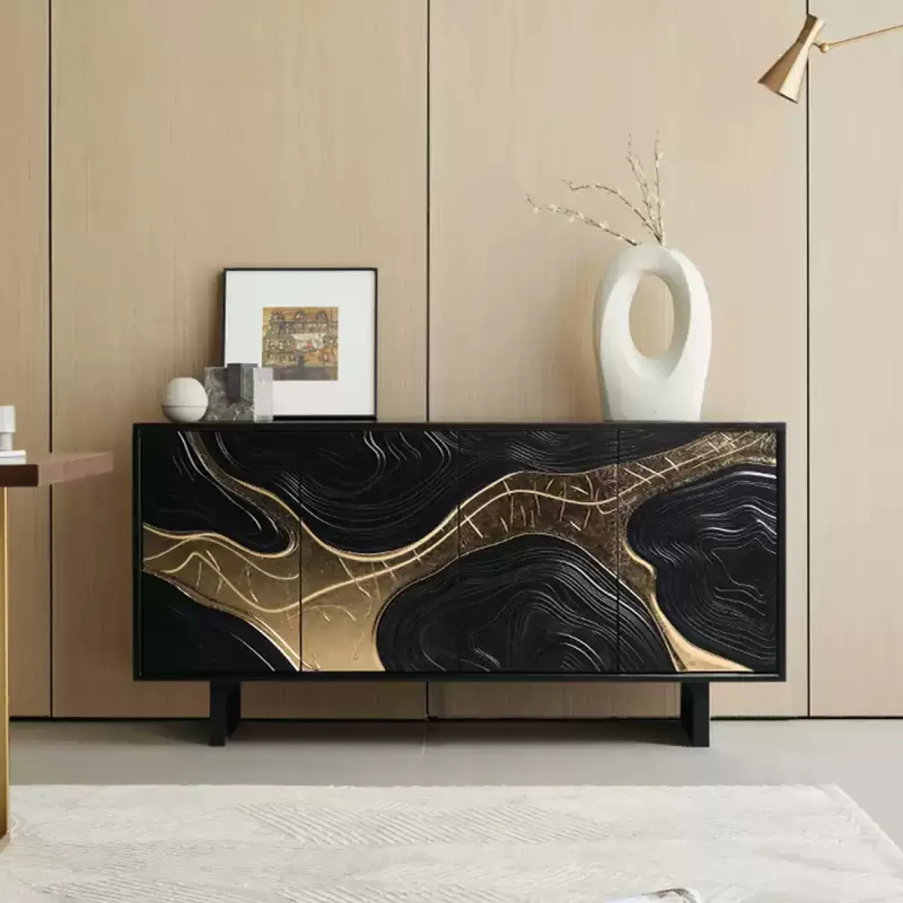 Роскошный резной комод Minicum ручной работы из дерева KD39611-32