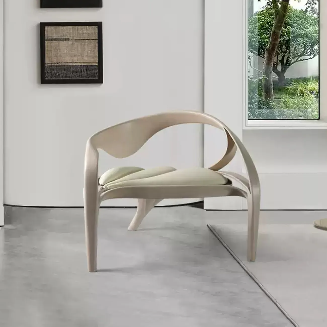 Дизайнерское кресло Minicum из ясеня KR39613-32 Дизайнерское кресло Minicum из ясеня KR39613-32