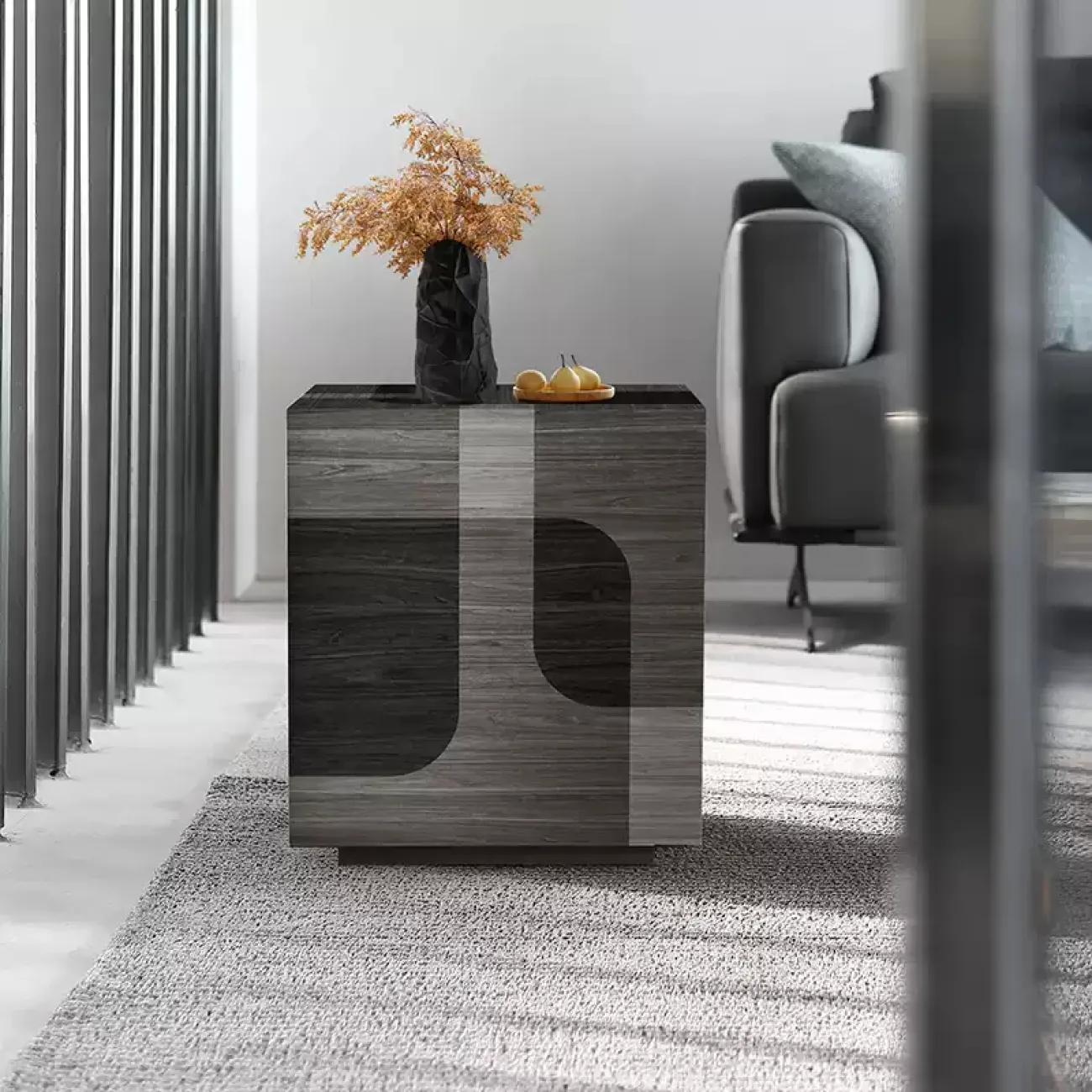 Оригинальная прикроватная тумба Minicum из дерева PT39614-32