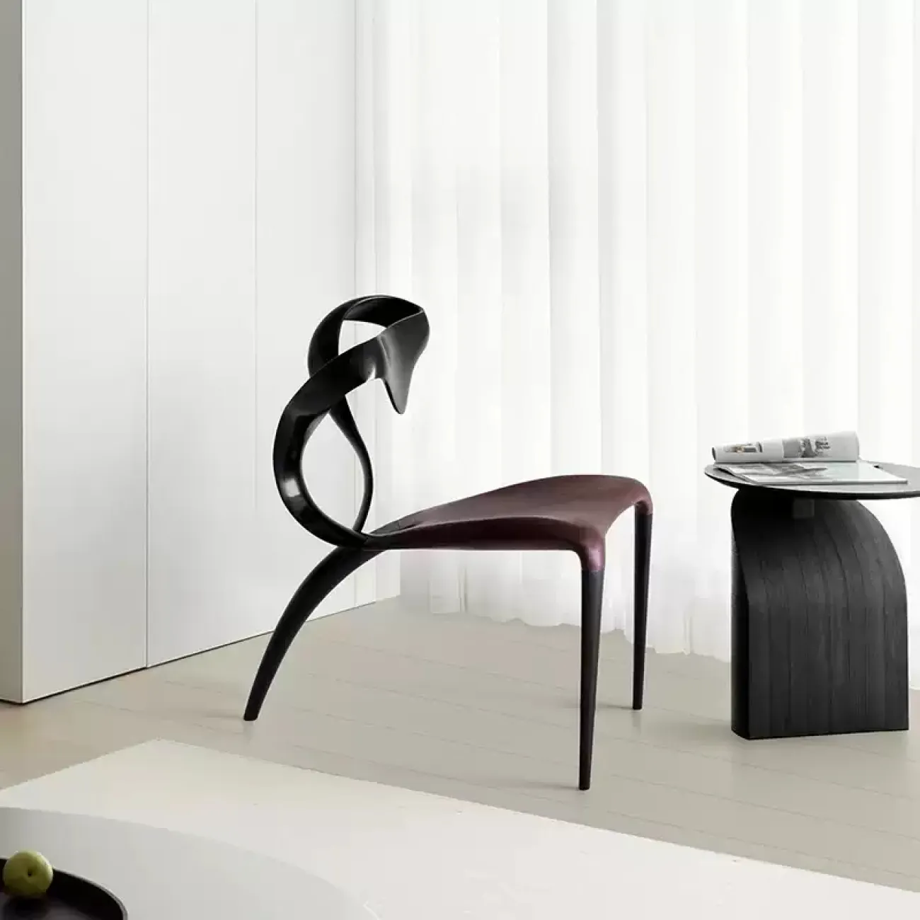 Элегантный обеденный стул Minicum из дерева ясеня ручной работы ST39618-32