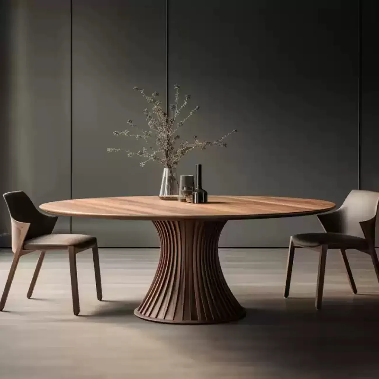 Роскошный обеденный стол Minicum ручной работы из африканского ореха OS39621-32