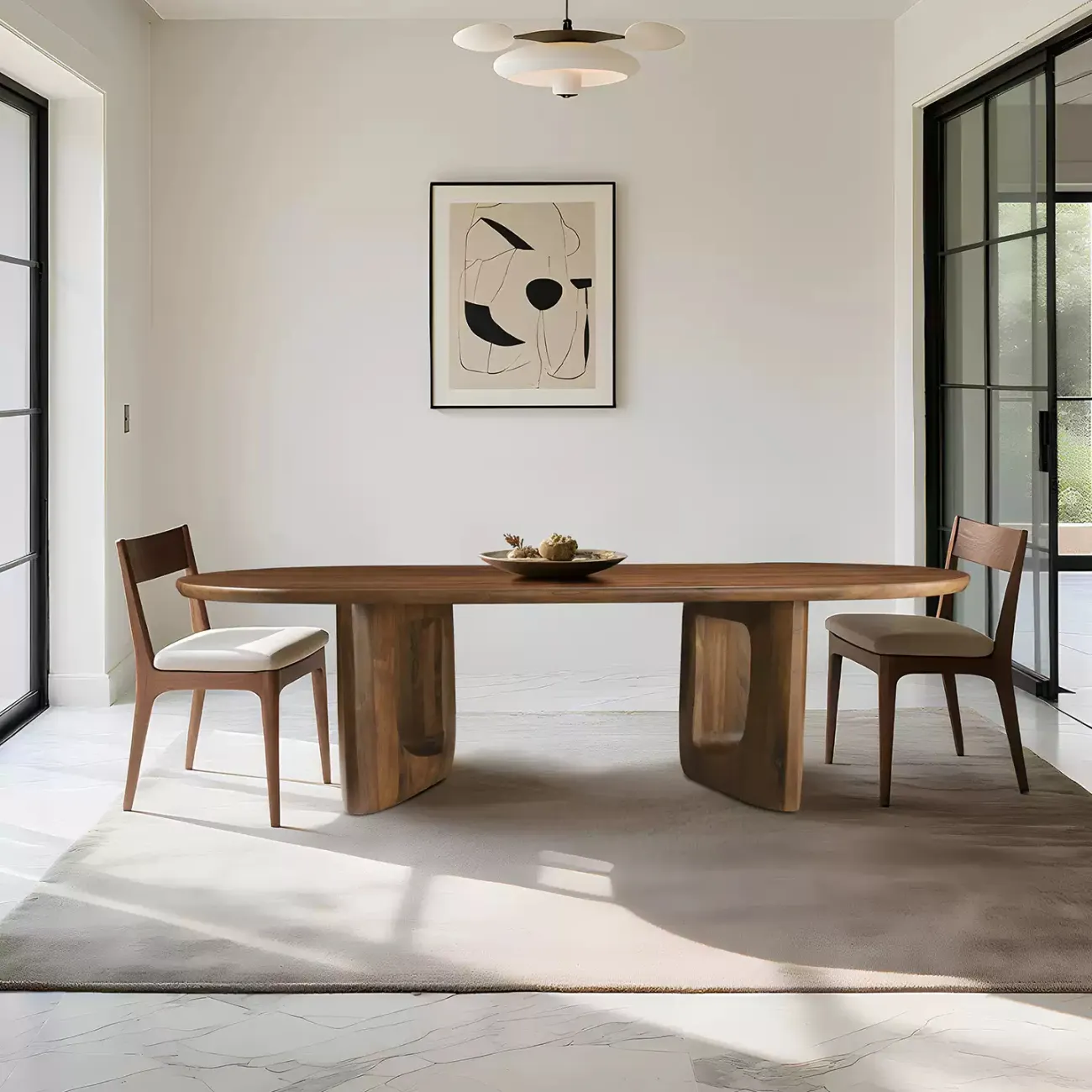 Роскошный обеденный стол Minicum из грецкого ореха OS39622-32