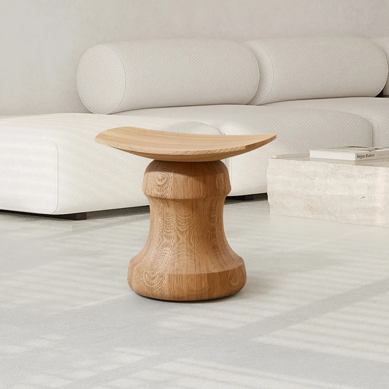 Резной табурет Minicum ручной работы дерева TB39625-32