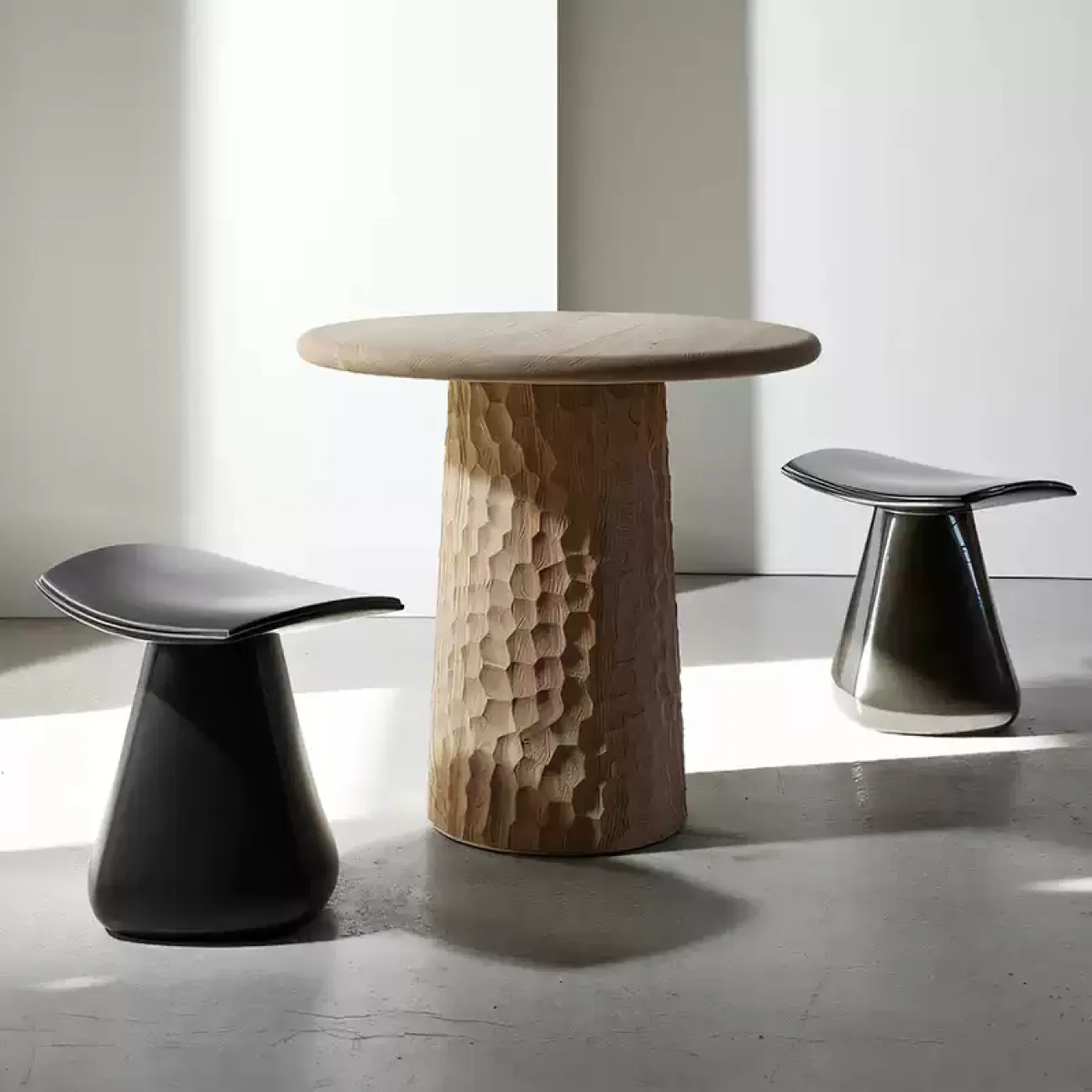 Стильный табурет Minicum ручной работы из дерева TB39626-32