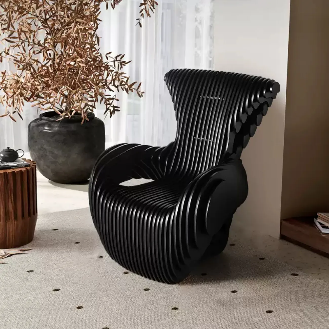 Дизайнерское кресло Minicum из дерева KR39627-32
