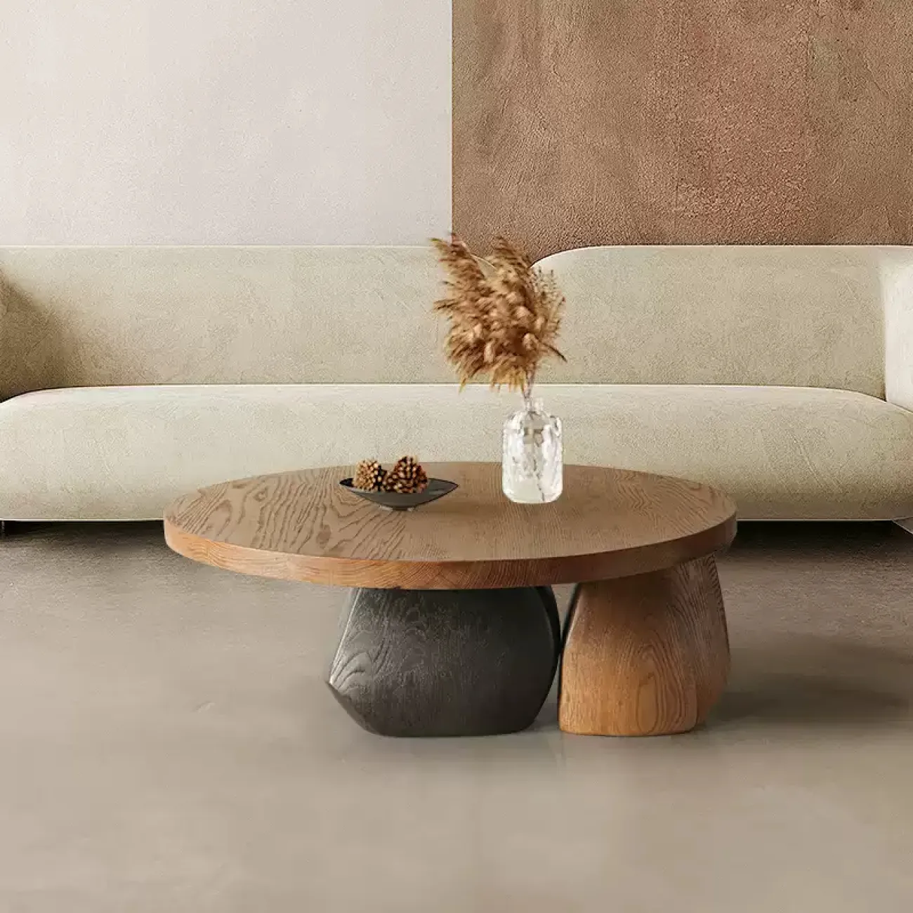 Роскошный журнальный стол Minicum из дерева JS39628-32 Роскошный журнальный стол Minicum из дерева JS39628-32