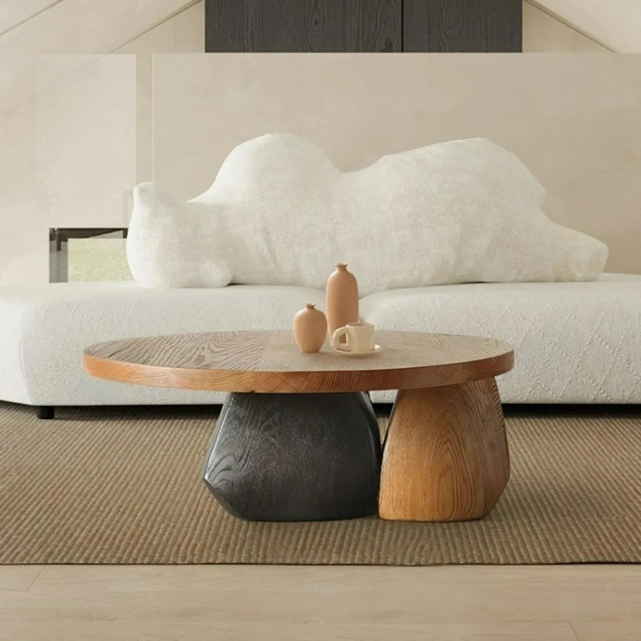 Роскошный журнальный стол Minicum из дерева JS39628-32 Роскошный журнальный стол Minicum из дерева JS39628-32