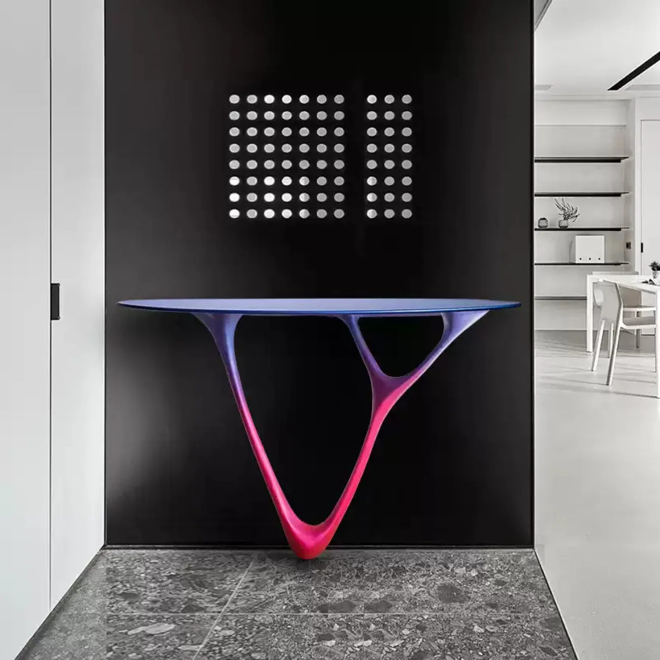 Яркий приставной столик Minicum из берёзы PS39629-32