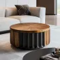 Резной журнальный стол Minicum из древесины грецкого ореха JS39631-32
