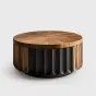 Резной журнальный стол Minicum из древесины грецкого ореха JS39631-32
